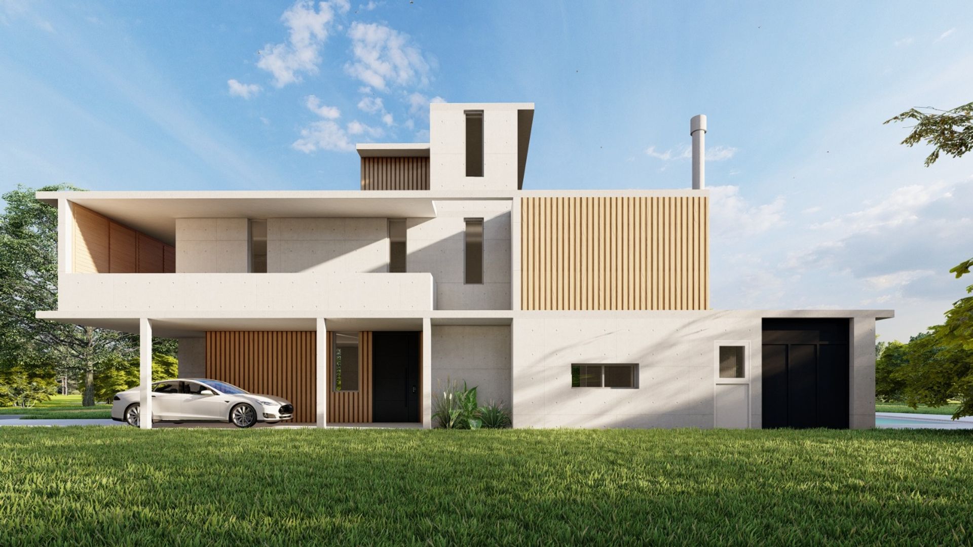 House In Construction Los Puentes Lot 14