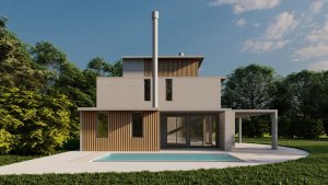 House In Construction Los Puentes Lot 14