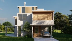 House In Construction Los Puentes Lot 14