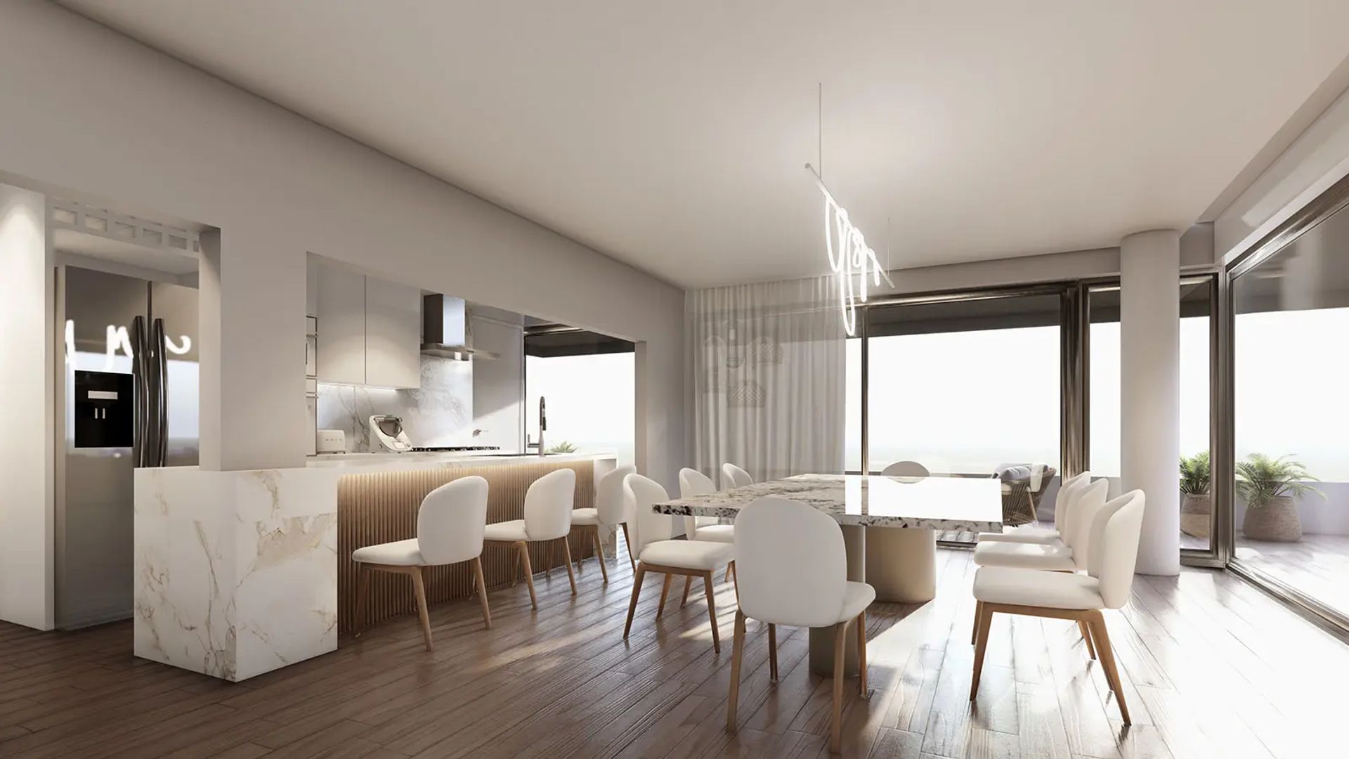 Apartment 3‑bedroom in Torre Esmeralda, Nordelta