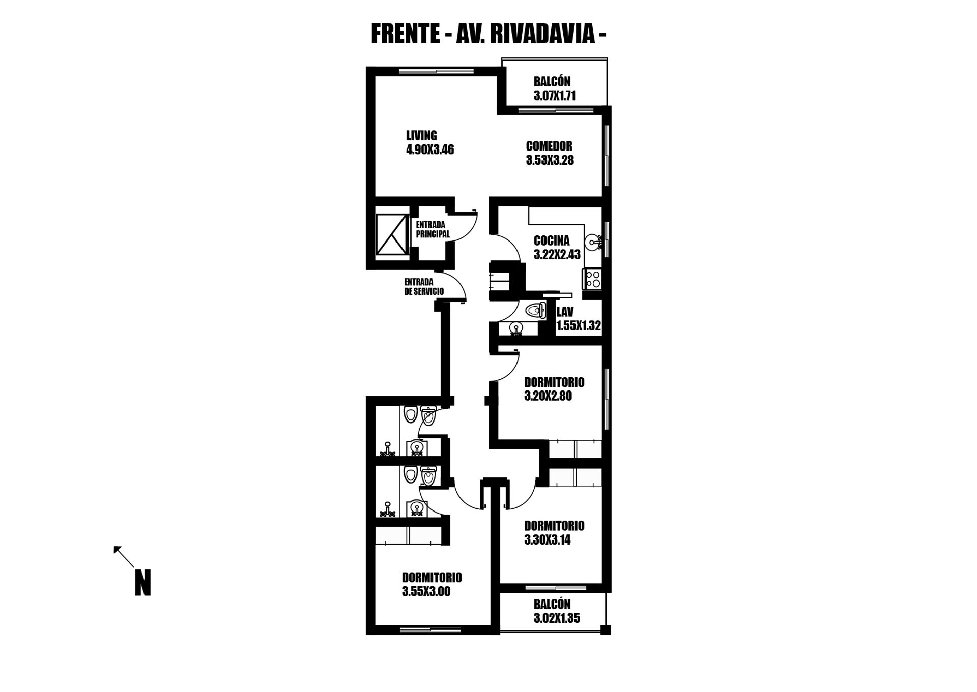 Venta Depto 4 Ambientes + 2 Cocheras, San Isidro