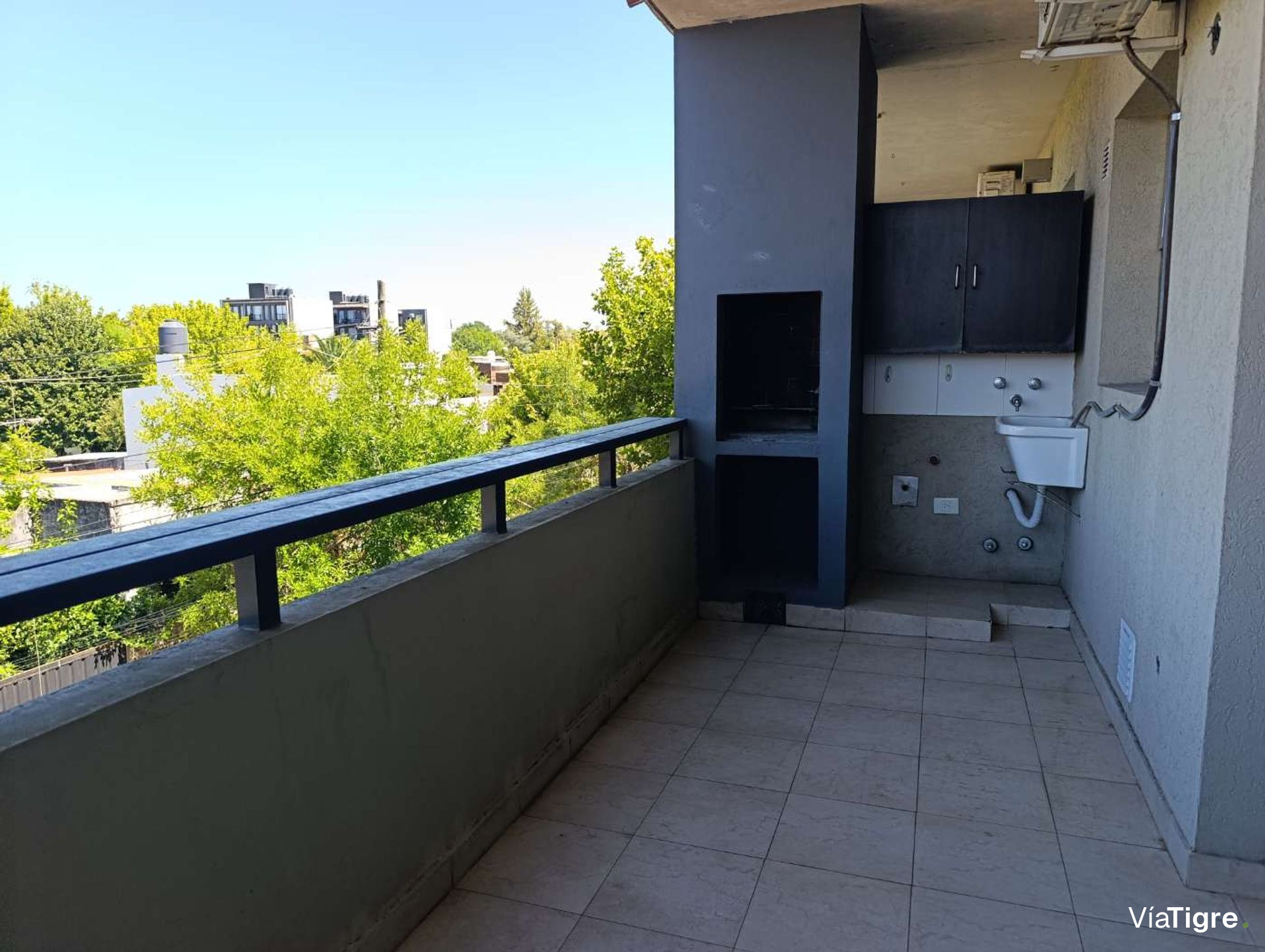 Departamento en Alquiler balcón parrilla Tigre