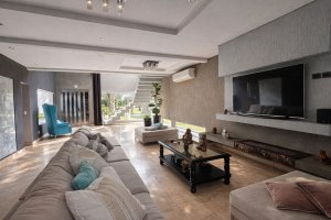 3‑bedroom house for rent furnished by the lagoon