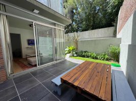 2 Amb amoblado c/jardín, cochera y pileta MARTINEZ