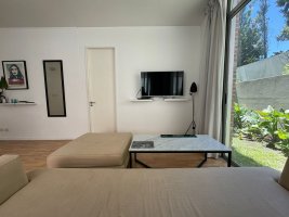 2 Amb amoblado c/jardín, cochera y pileta MARTINEZ