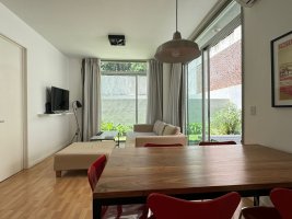 2 Amb amoblado c/jardín, cochera y pileta MARTINEZ