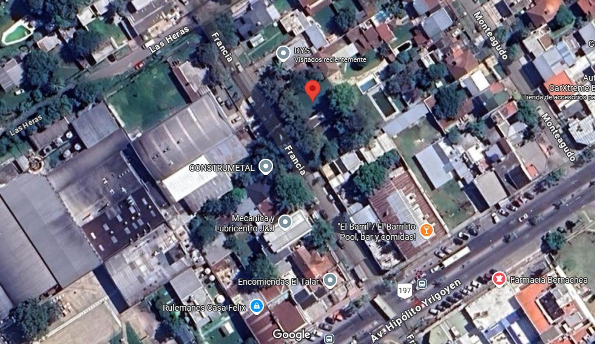 Lote a 50 mereos ruta 197 El Talar