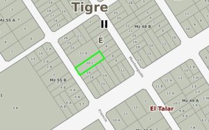 Lot at 50 meters, Route 197, El Talar