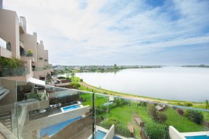 Semipiso NorDelta Praia 3‑bedroom view lake central