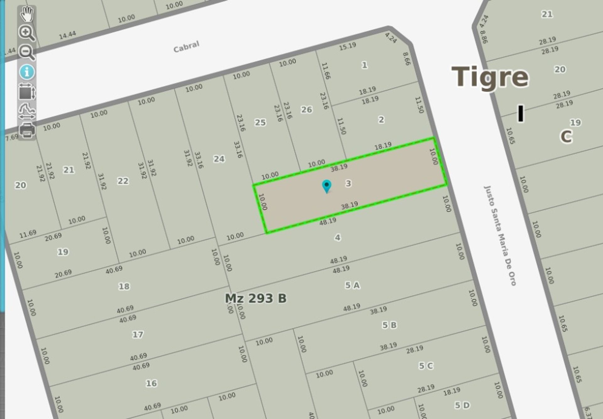 Industrial Zone Lot for Sale, 382 m², Troncos de Talar