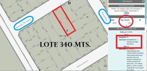 Venta Lote 340 Mts.inmejorable Ubicacion.olivos