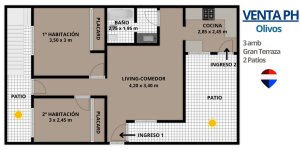 For Sale Penthouse 2‑bedroom Pb Recycled Big Terrace Olivos