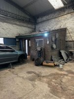 Galpón 12m frente 35m fondo con vivienda Boulogne