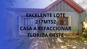 Venta Casa 3 Ambientes Florida Oeste