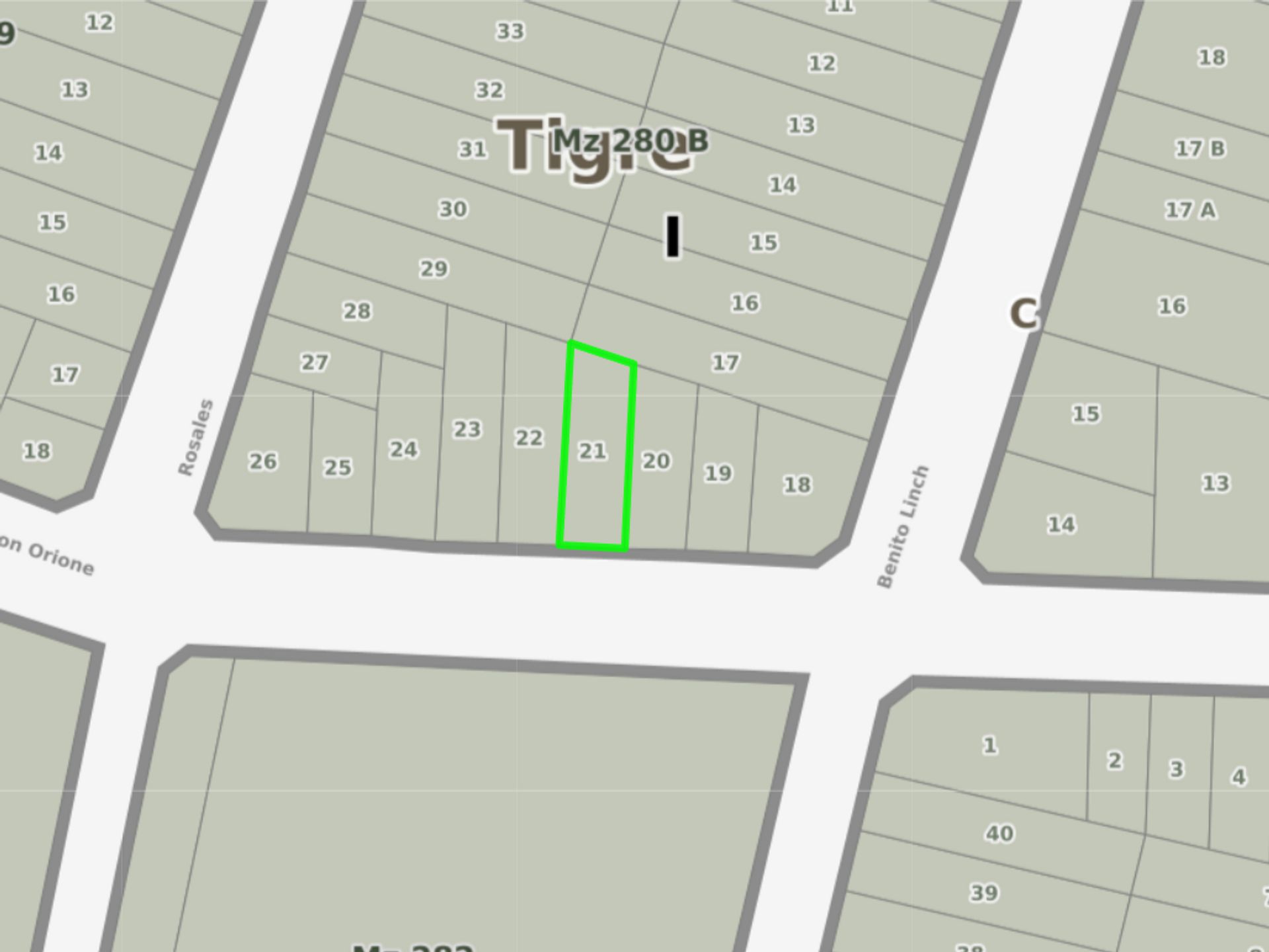Terreno 312m2 en Venta Troncos del Talar, Tigre
