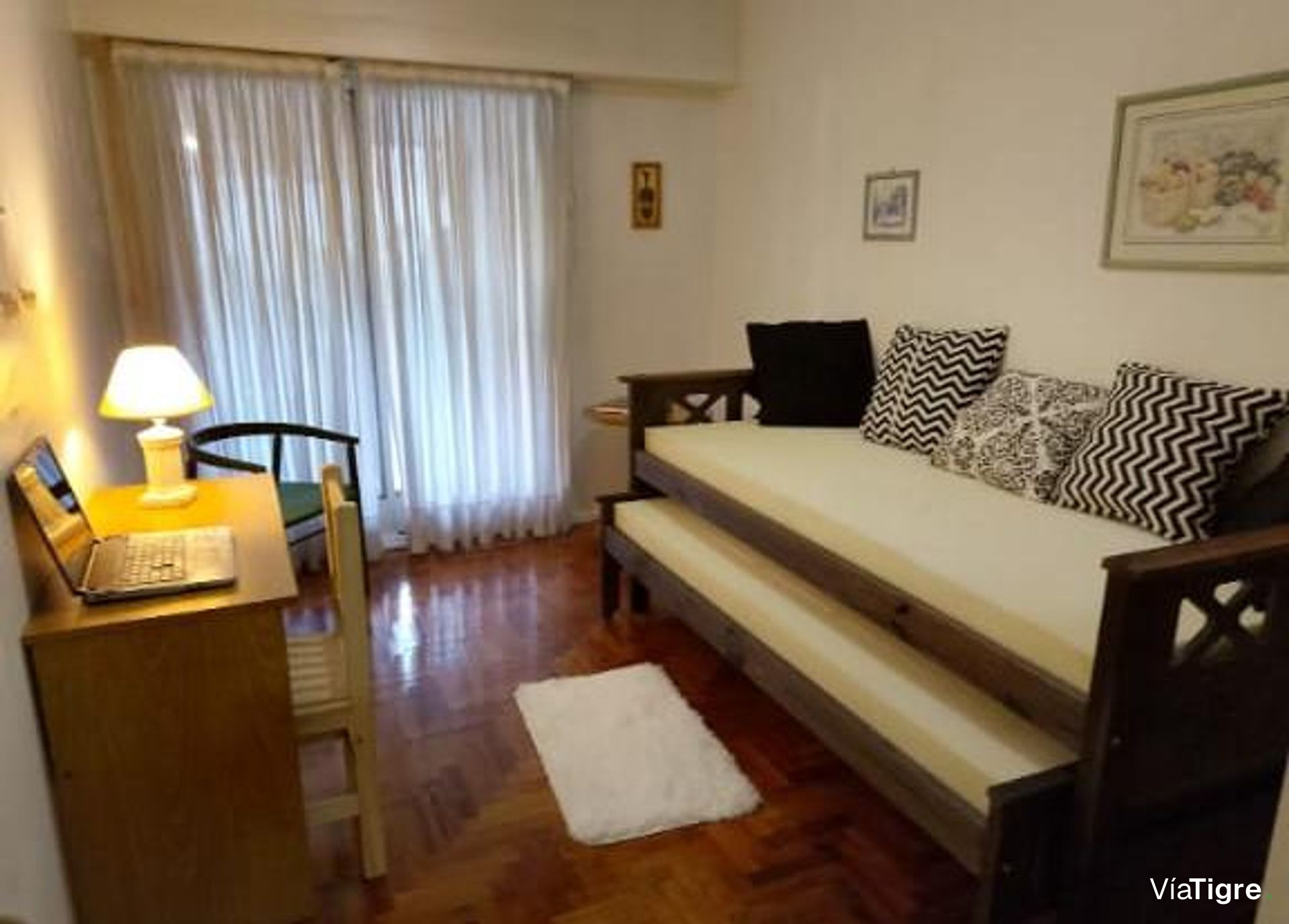 Casa alquiler Martinez jardín cocheras c/muebles