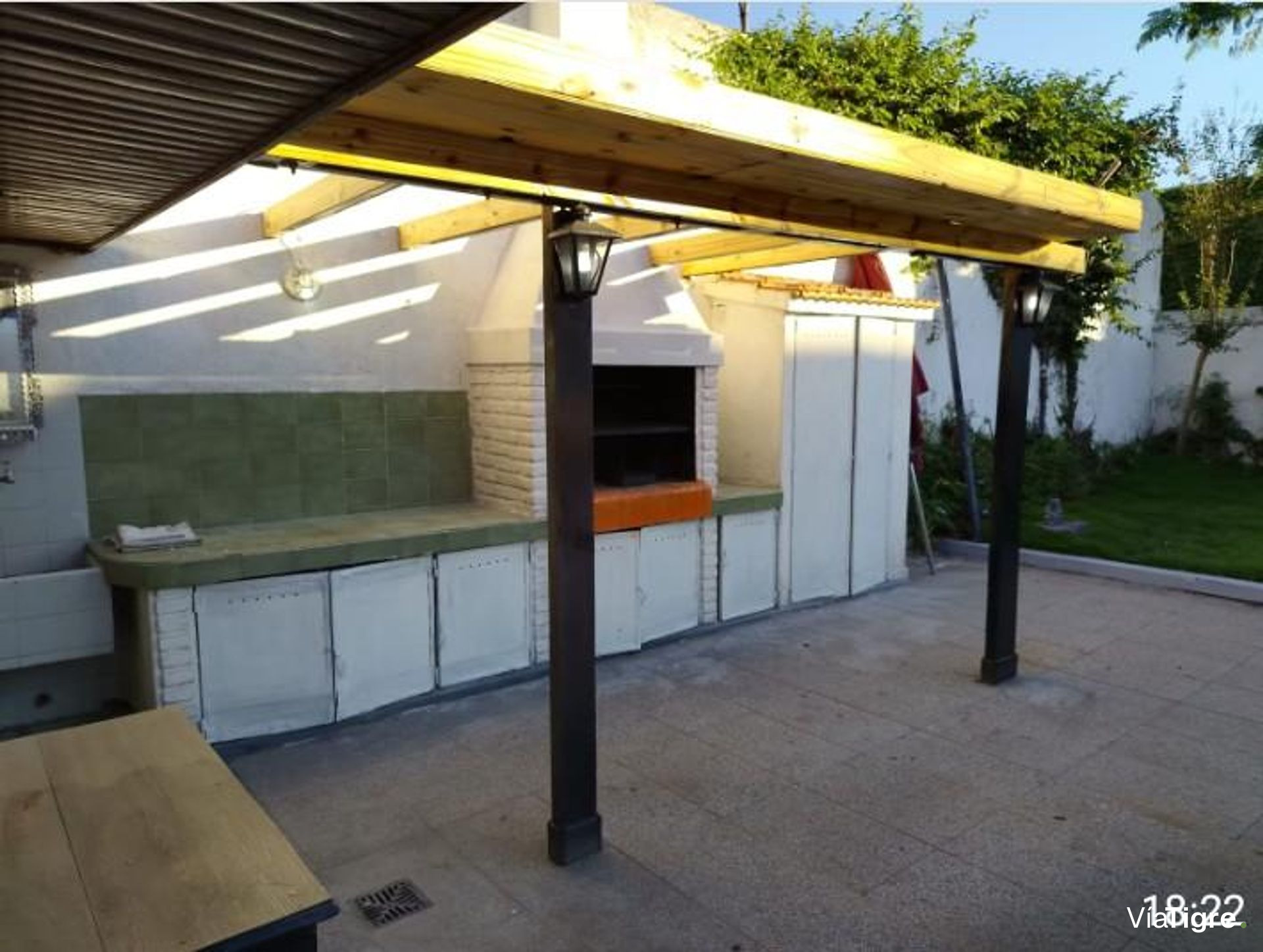 Casa alquiler Martinez jardín cocheras c/muebles