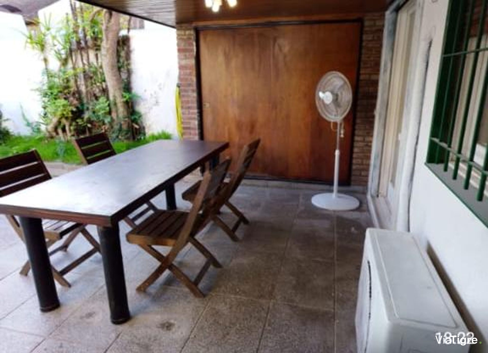 Casa alquiler Martinez jardín cocheras c/muebles