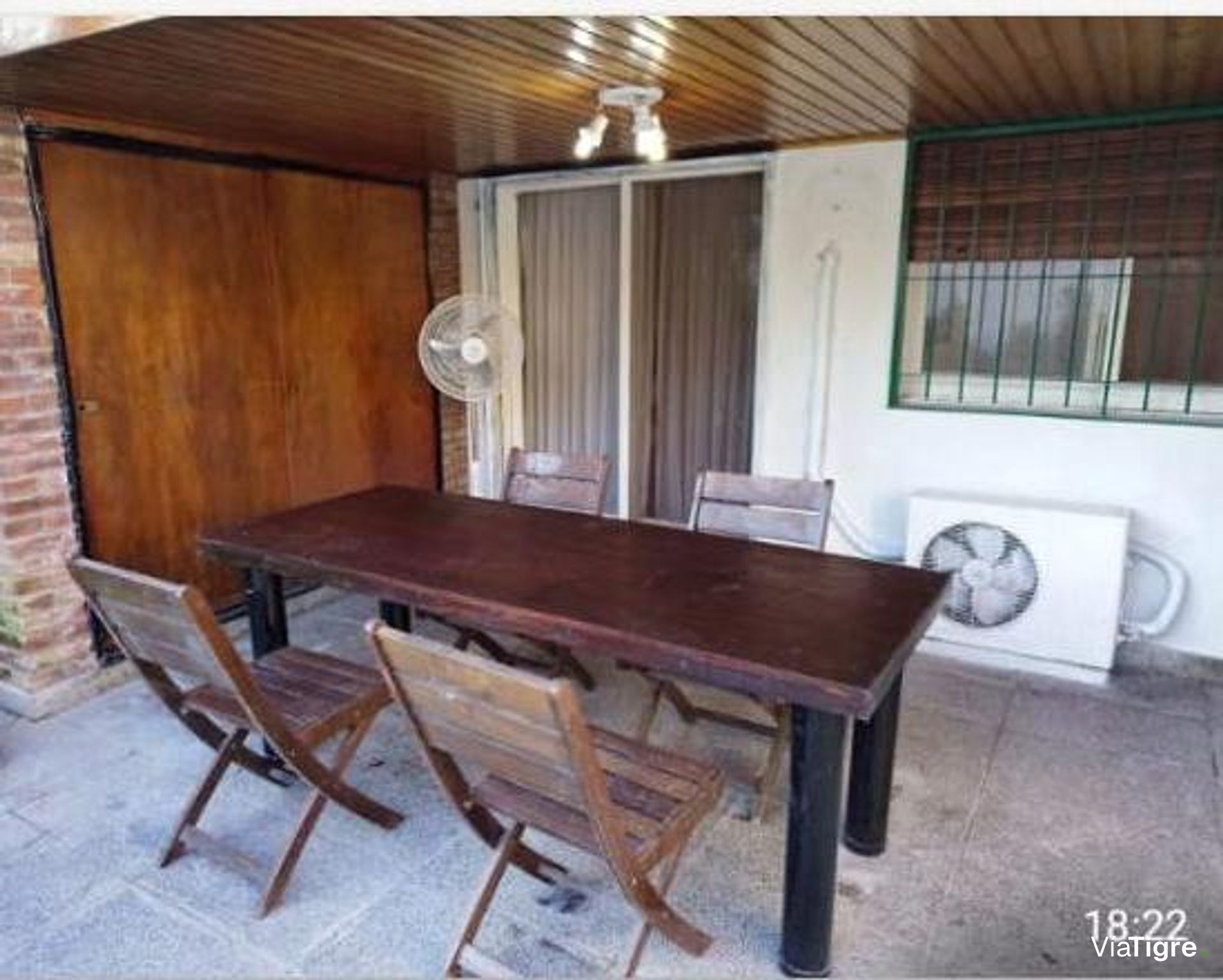 Casa alquiler Martinez jardín cocheras c/muebles