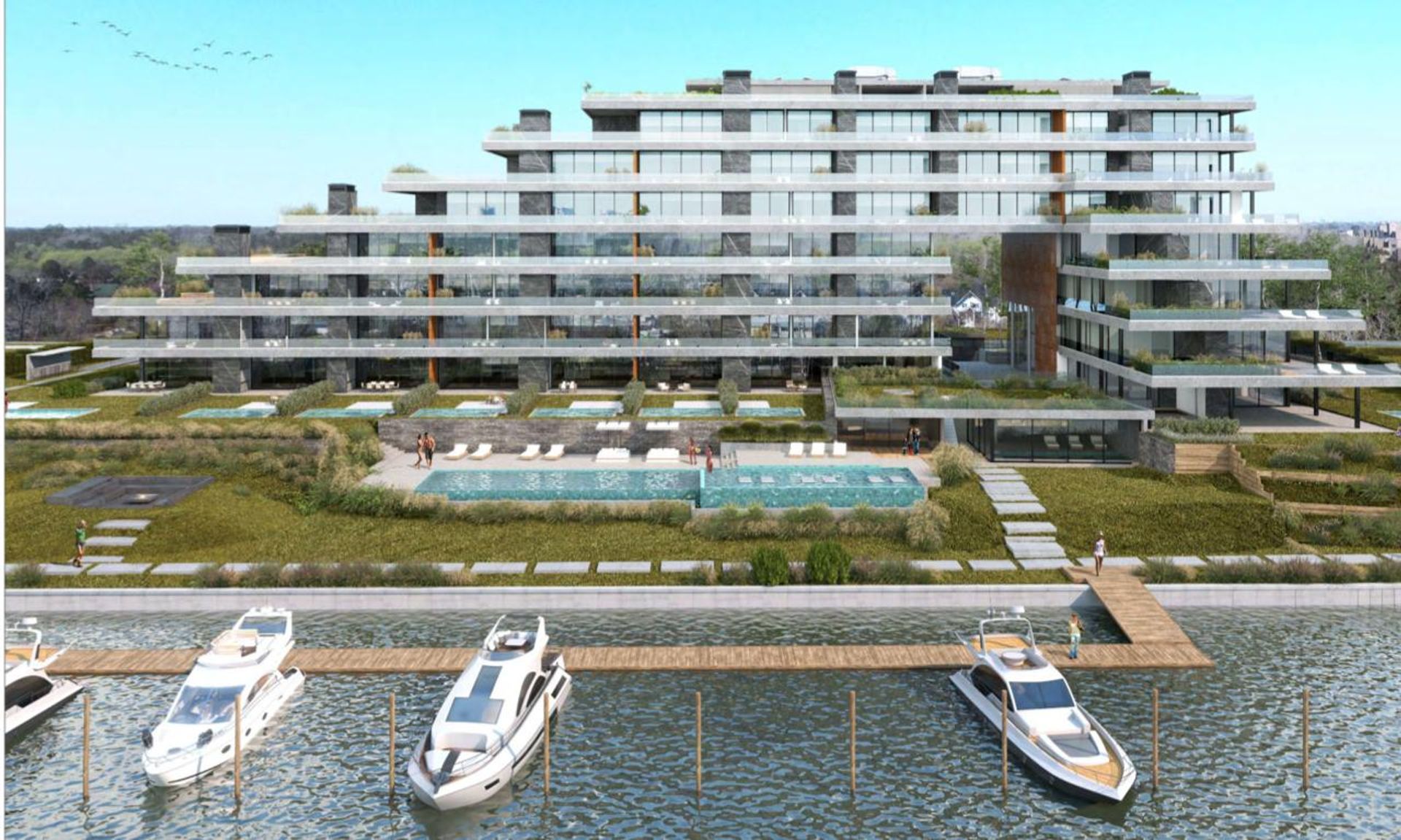 Acqua Marinas 3 Ambientes con Terraza Única