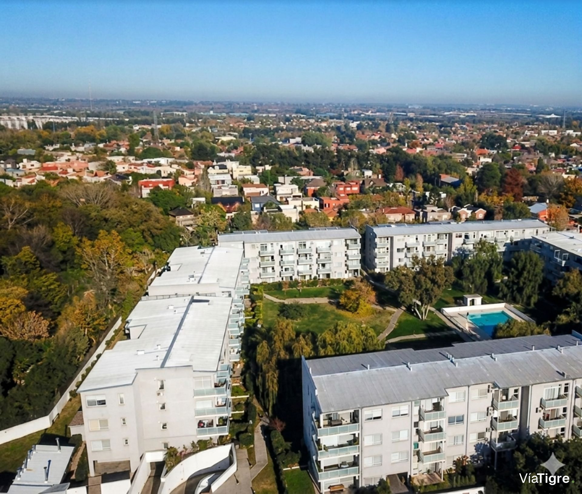 Venta Depto 3 ambientes en Tigre c Jardin/pileta.