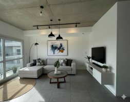 1-bedroom for rent with balcony and amenities