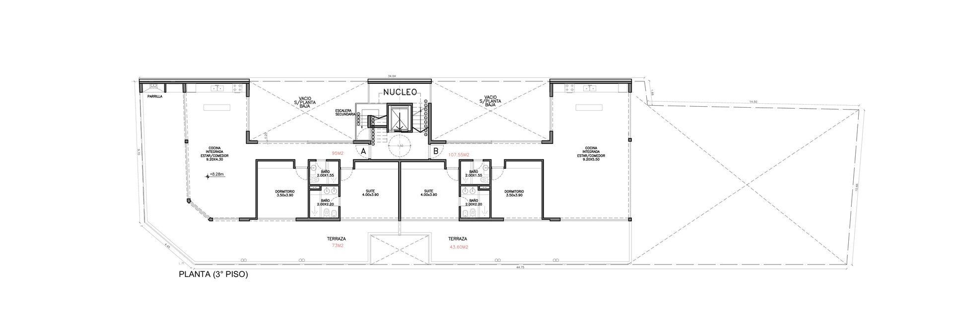 2 Amb Balcon Cochera San Isidro. En Construccion