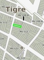 Lot for sale, ready for development in Tigre center