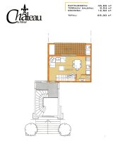 Alquiler 2 ambientes chateau del Palmar c/cochera