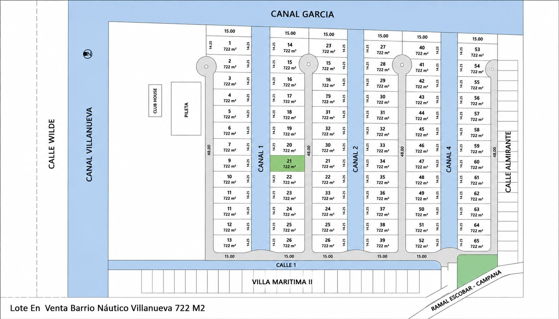 Lote Premium con Amarra en Náutico Villanueva