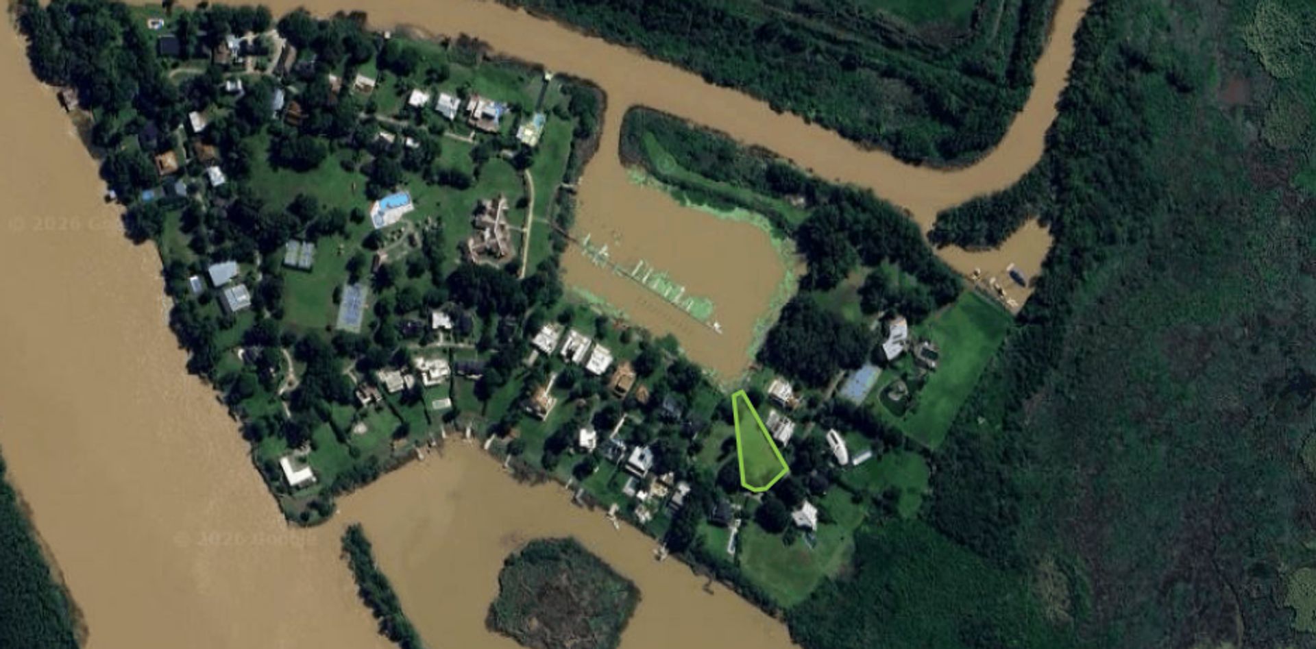 Lote 1400 M2 Venta Country Nautico Santa Monica