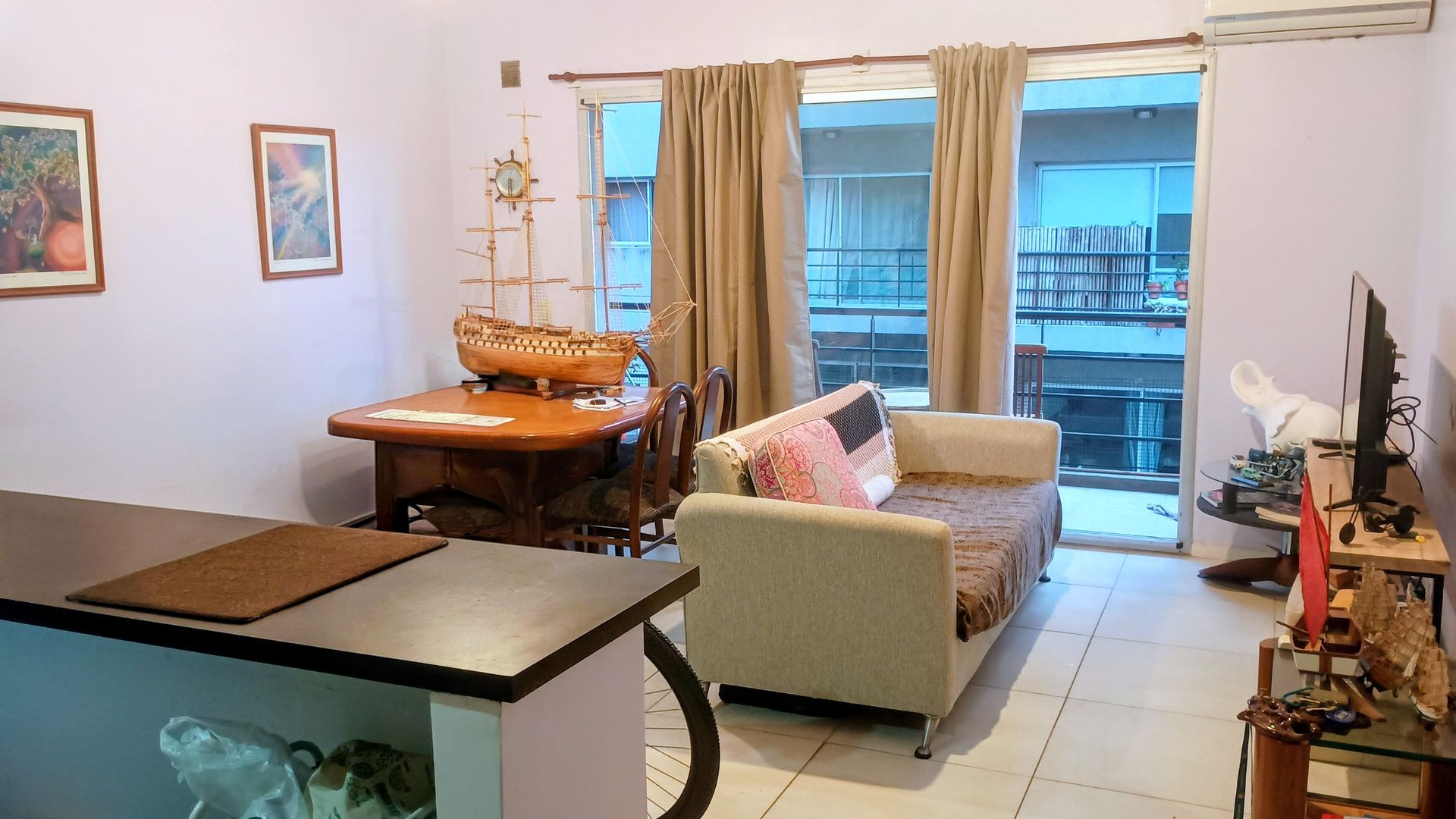Alquiler dos ambientes con cochera Tigre amenities