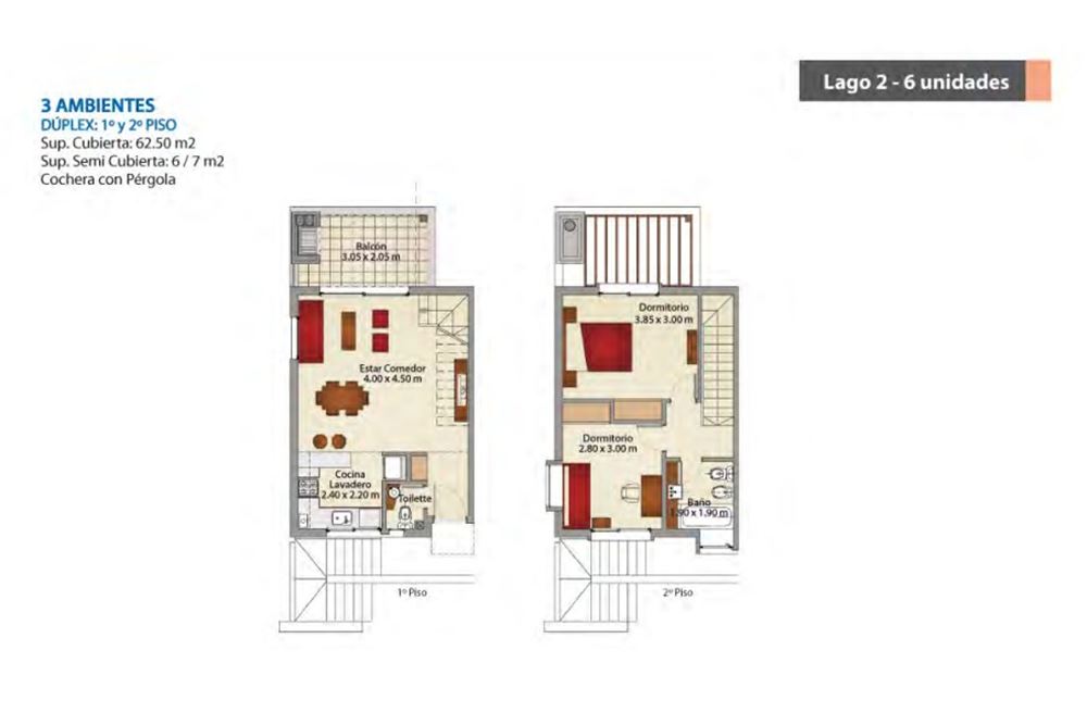 Departamento 3 Ambientes Venta Nordelta Cochera