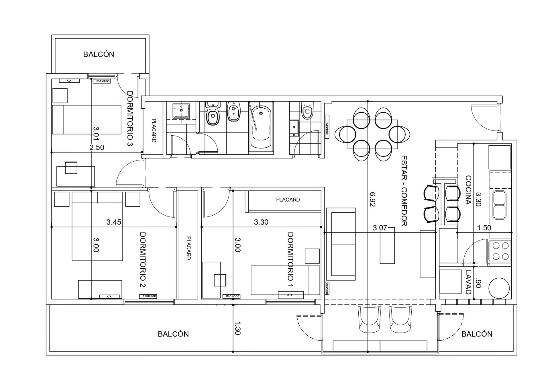 Departamento 4 Ambientes Venta Florida Cochera