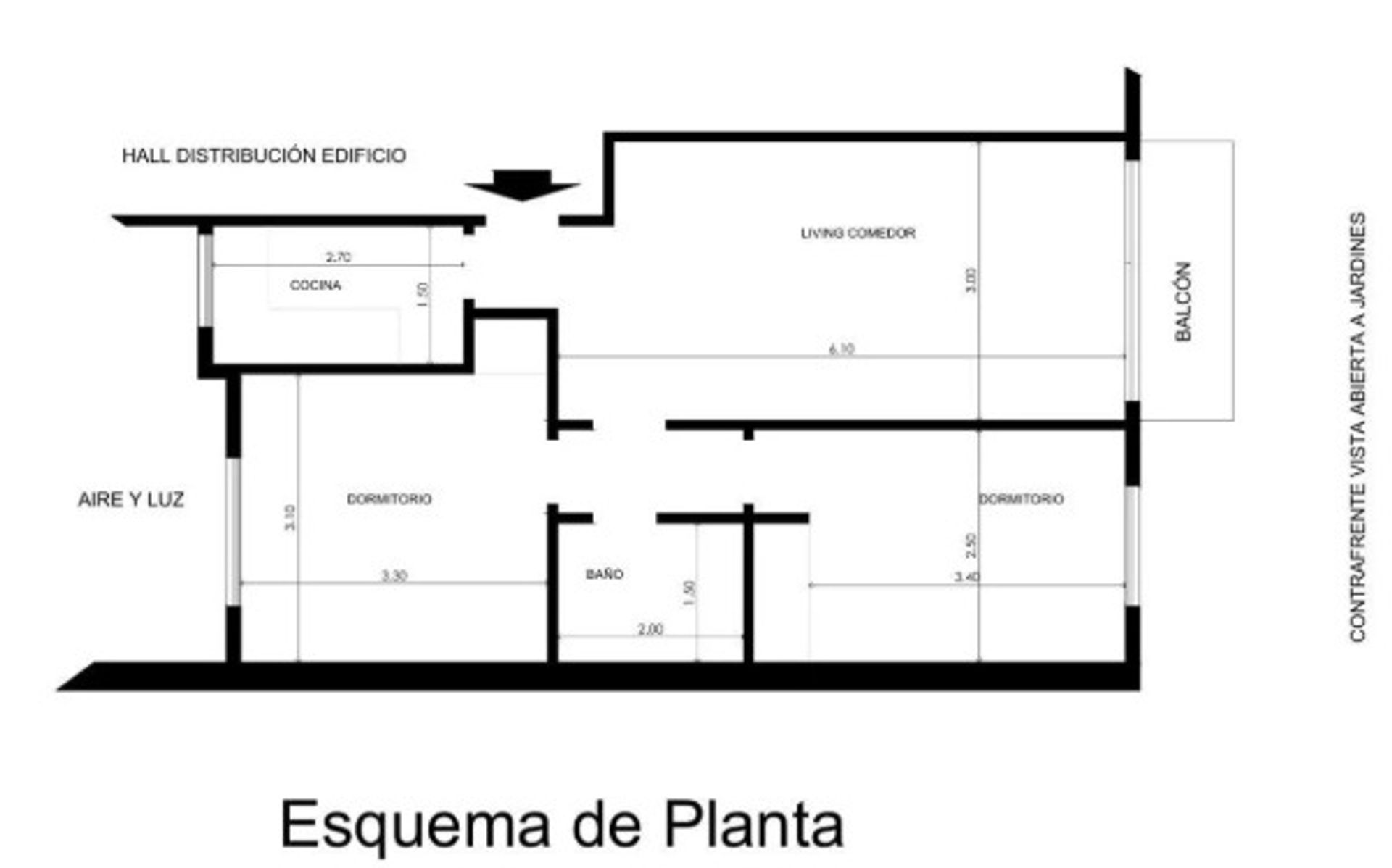 Depto 3 amb Alquiler Olivos con Balcon