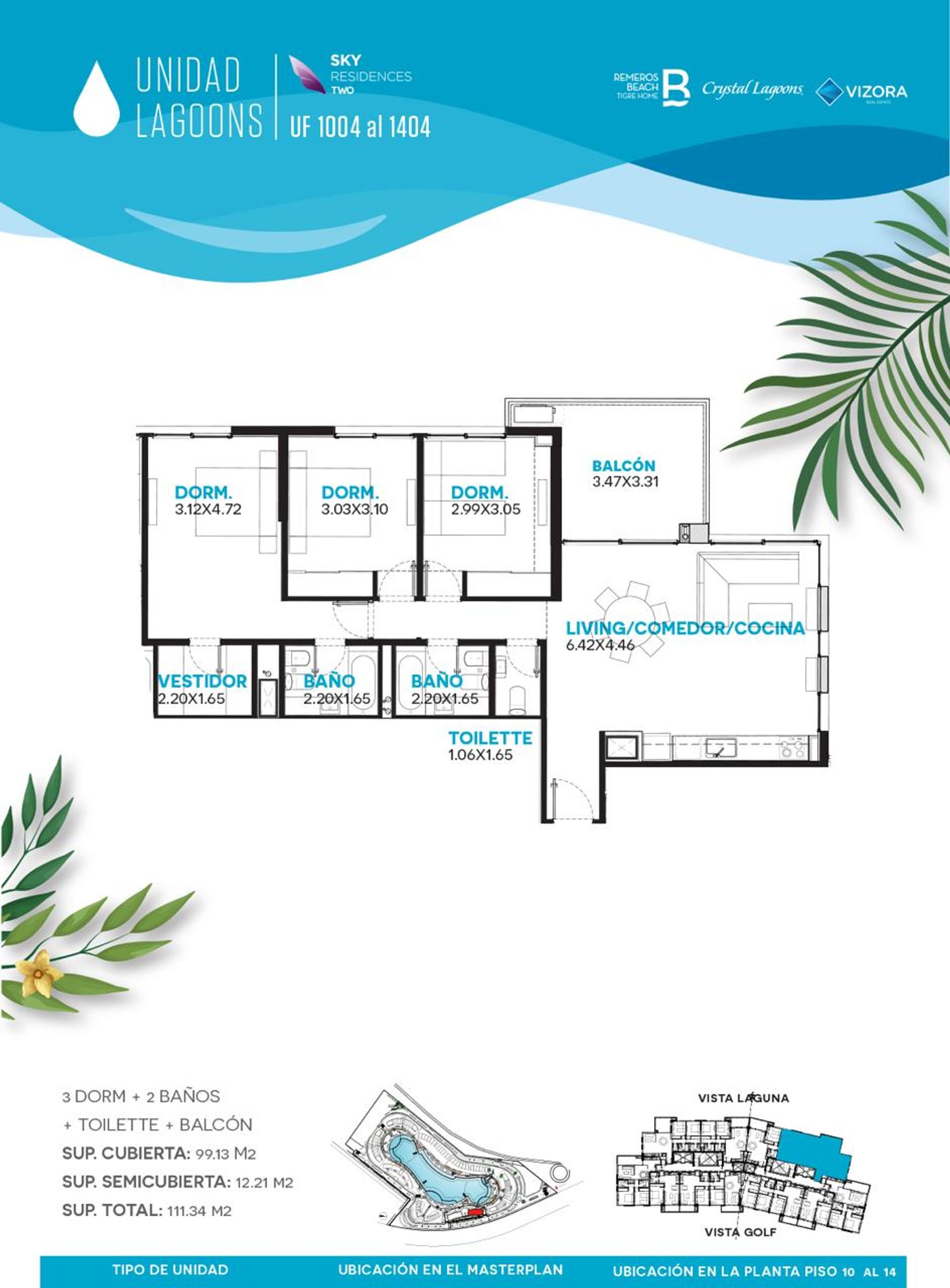 Dpto 4 amb c/cochera en VENTA, Remeros Beach,Tigre