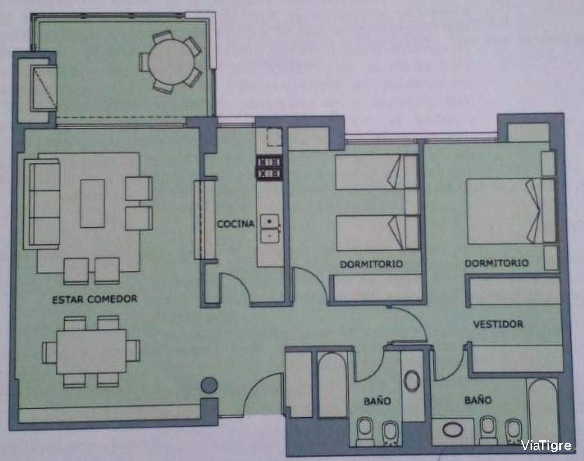 Departamento En Venta 4 Amb San Isidro Central