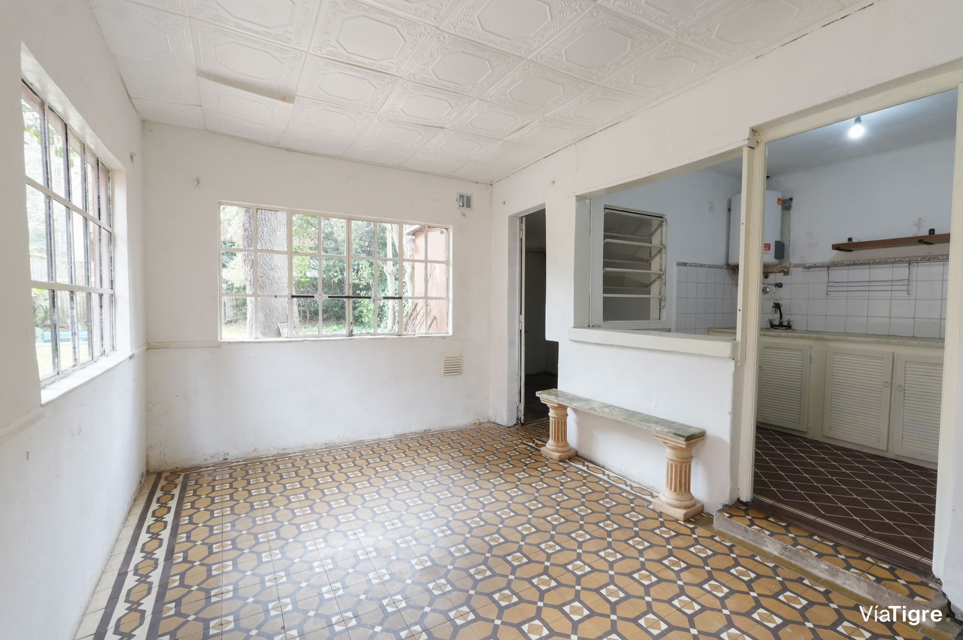Casa 3 Ambientes c Jardín Vías Libertador Martinez