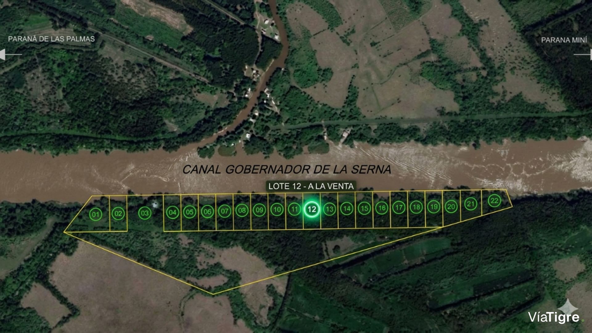 Lote de 5000 m² en Venta –Altos de la Serna -Delta